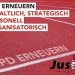 Banner 'SPD erneuern'